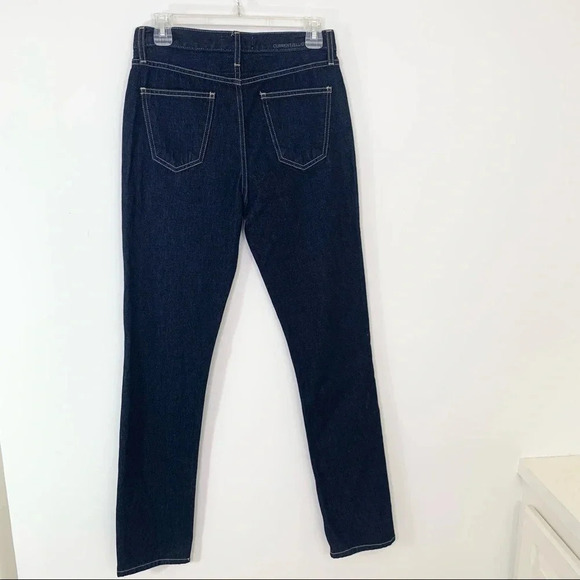 Current Elliott Jeans The Stovepipe High Waist Jean Size 26 Dark Wash NWT - Picture 4 of 11